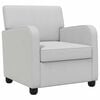 vidaXL Sill&oacute;n Gris Claro Terciopelo