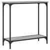 vidaXL Mesa consola madera de ingenier&iacute;a gris Sonoma 75x30,5x75 cm