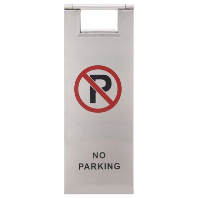 vidaXL Señal de parking plegable acero inoxidable