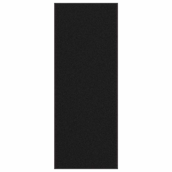 vidaXL Felpudo negro 115x300 cm