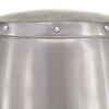 vidaXL Casco de caballero medieval antiguo réplica LARP acero plateado