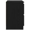 vidaXL Mueble para TV madera contrachapada negro 60x35x54 cm