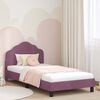 vidaXL Cama para ni&ntilde;os con cabecero Morado 80 x 200 cm Terciopelo