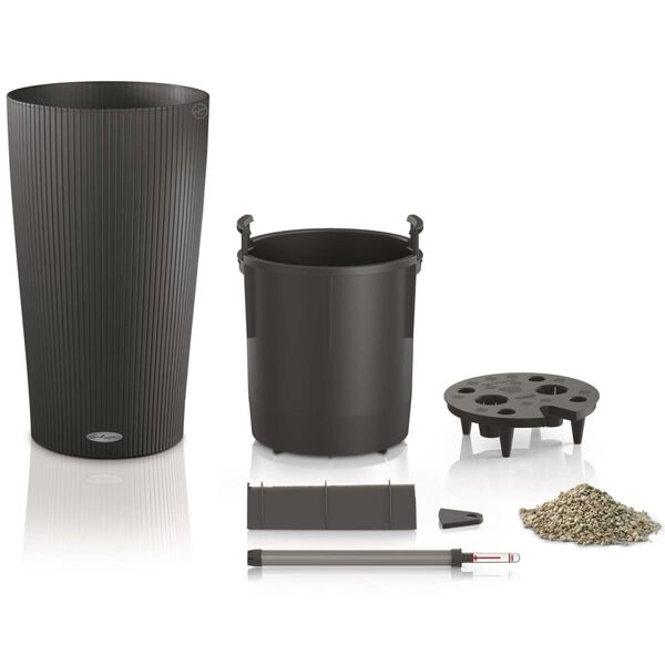 LECHUZA Macetero Cilindro Color 32 ALL-IN-ONE blanco 13953