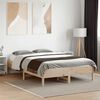 vidaXL Estructura de cama sin colch&oacute;n madera maciza de pino 140x190 cm