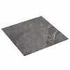 vidaXL Tablones de suelo autoadhesivos Negro 30,5 x 30,5 cm 20 uds.