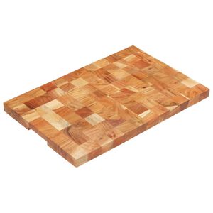 vidaXL Tabla de cortar de madera maciza de acacia 60x40x3,8 cm