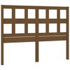 vidaXL Cabecero de cama madera maciza pino marr&oacute;n miel 125,5x4x100 cm