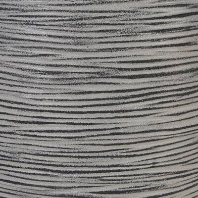 Capi Maceta cuadrada Nature Rib gris antracita 50x50 cm