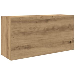 vidaXL Mueble de pared ba&ntilde;o madera ingenier&iacute;a roble artisan 80x25x40cm