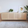 vidaXL Puertas de armario de lamas 4 uds madera de pino 61,5x59,4 cm
