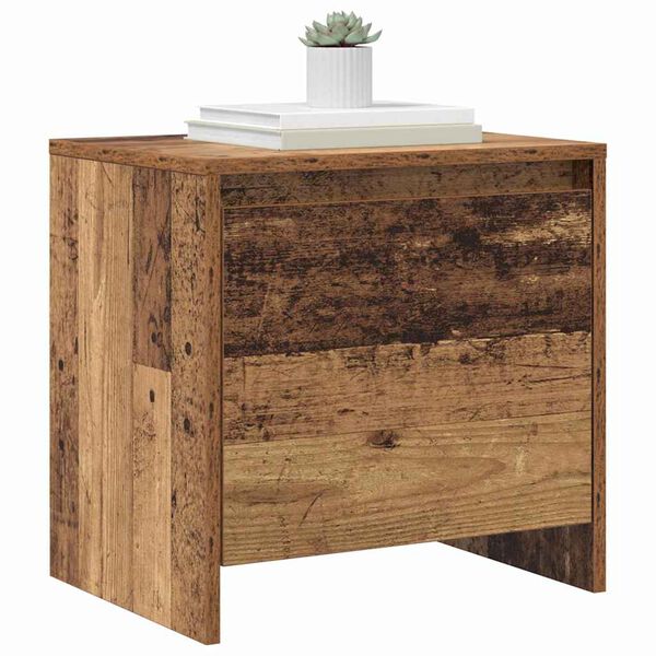 vidaXL Armario de Noche Madera vieja 45 x 34 x 44,5 cm