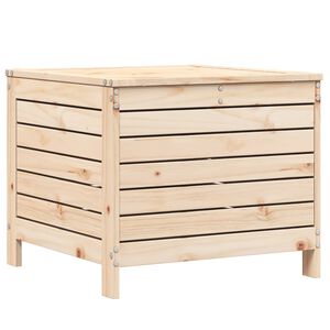 vidaXL Taburete de jardín madera maciza de pino 62x63,5x53,5 cm