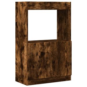 vidaXL Aparador de madera de ingenier&iacute;a roble ahumado 63x33x100 c