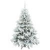 vidaXL &Aacute;rbol de Navidad artificial con 150 LED 150 cm PE y PVC