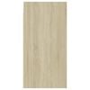 vidaXL Mueble de TV 2 uds madera contrachapada roble 30,5x30x60 cm