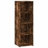 vidaXL Aparador alto madera de ingenier&iacute;a roble ahumado 40x41x124 cm