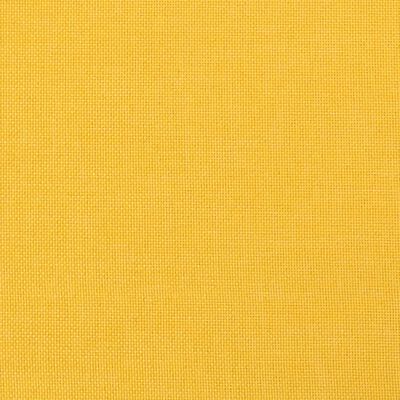 vidaXL Silla de relax de tela amarillo mostaza