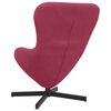 vidaXL Sill&oacute;n huevo Rojo vino 63 x 73 x 90 cm Terciopelo