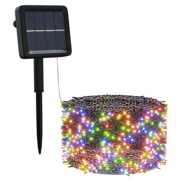 vidaXL Tiras de luces solares LED 5 uds de colores interior/exterior