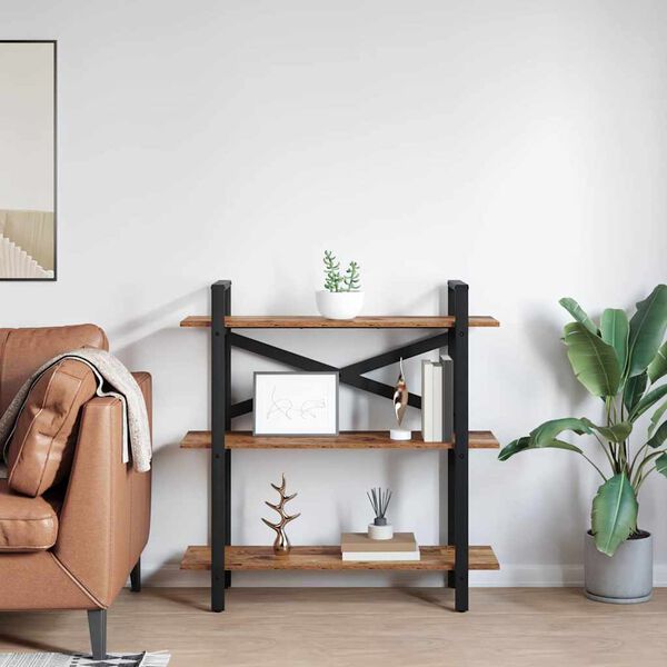 vidaXL Estante de libros Madera Vieja 100 x 33,5 x 102 cm