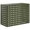 vidaXL Funda para Aire Acondicionado Verde oliva 110 x 50 x 80 cm