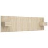 vidaXL Cabecero de cama con mesitas madera contrachapada roble Sonoma