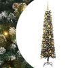 vidaXL &Aacute;rbol de Navidad artificial Verde 180 cm PVC, Pl&aacute;stico y Acero