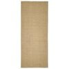 vidaXL Alfombra de sisal para rascador 80x200 cm