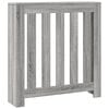 vidaXL Cubierta de radiador madera ingenier&iacute;a gris Sonoma 78x20x82 cm
