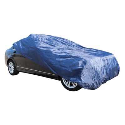 Carpoint Funda de coche poliéster XL azul 490x178x122 cm