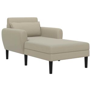 vidaXL Chaise longue Arena Terciopelo granulado