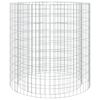 vidaXL Brasero de gaviones hierro galvanizado &Oslash;100 cm