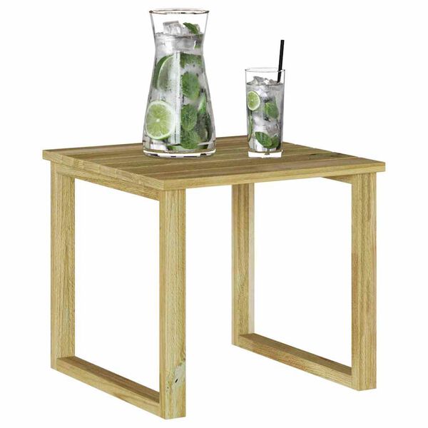 vidaXL Mesa de Tumbona Marrón 40 x 40 x 36 cm Pino impregnado