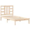 vidaXL Estructura de cama madera maciza 90x190 cm