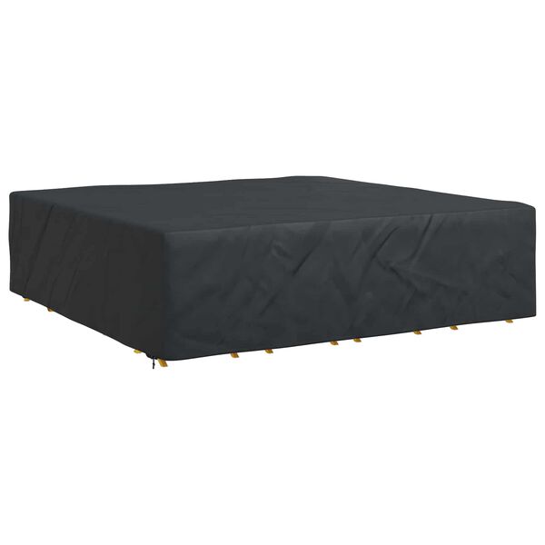 vidaXL Funda para muebles Liso Negro 275 x 275 x 70 cm 420D