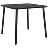 vidaXL Mesa de jard&iacute;n acero gris antracita 80x80x71 cm