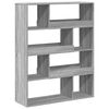 vidaXL Separador de ambientes madera gris Sonoma 100x33x125,5 cm
