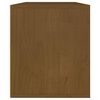 vidaXL Mueble de TV 3 piezas madera maciza de pino marr&oacute;n miel