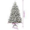 vidaXL &Aacute;rbol de Navidad artificial Verde y 210 cm PVC y Metal