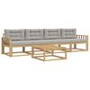 vidaXL Conjunto de sof&aacute;s de exterior 4 uds. 4 plaza