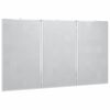 vidaXL Pizarra magn&eacute;tica plegable aluminio 120x80x1,7 cm