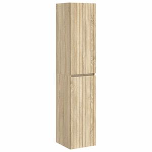 vidaXL Mueble de ba&ntilde;o montado en la pared Roble Sonoma