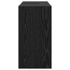 vidaXL Mueble de Cuarto de Ba&ntilde;o con puerta Roble Negro 90 x 29 x 55 cm