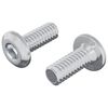 vidaXL Tornillo de Bloqueo de Cabeza 2 pcs Plateado M6 x 15 mm Acero