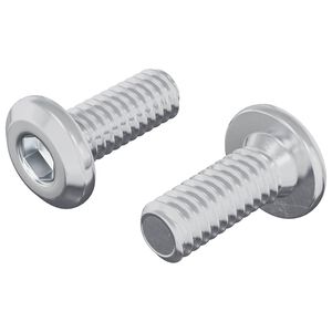 vidaXL Tornillo de Bloqueo de Cabeza 2 pcs Plateado M6 x 15 mm Acero