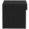 vidaXL Conjunto de mueble de TV 2 pcs Roble Negro 40 x 30 x 30 cm