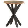 vidaXL Mesa auxiliar de madera maciza reciclada 48x48x56 cm