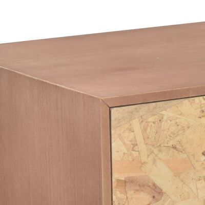 vidaXL Mueble para TV con 5 cajones madera maciza de pino 90x30x40 cm