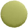 vidaXL Cojines para asiento 2 pcs Verde claro Ø40 x 13 cm tela